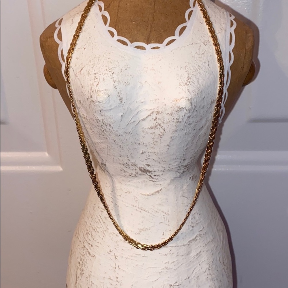 Gold plated necklace